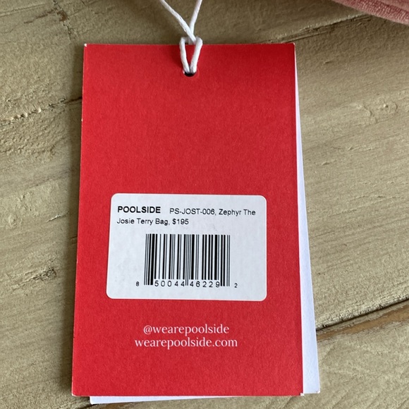 Poolside The Josie Terry Bag in Zephyr Pink - Picture 9 of 9